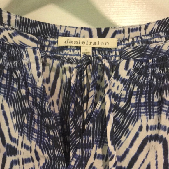 Blue Pattern Blouse - Picture 2 of 4